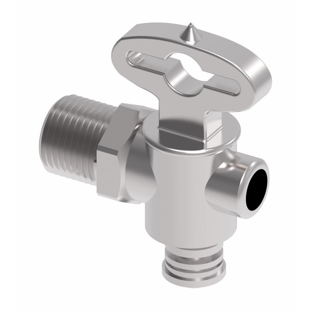 Eaton Steel Drain Cock & Shutoff Valve - W15310