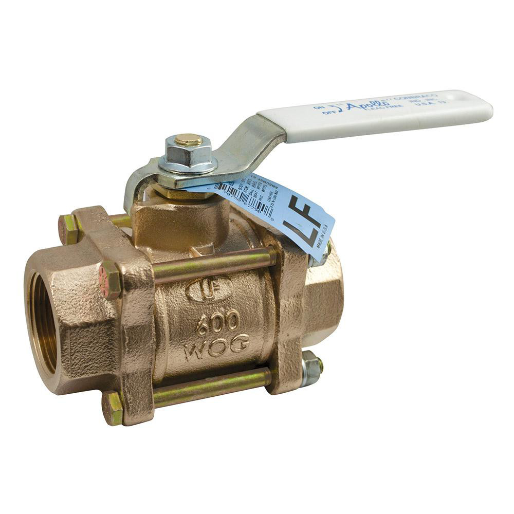 Conbraco Full Port Manual Ball Valve: 3/4" Pipe, Full Port - 82LF10401
