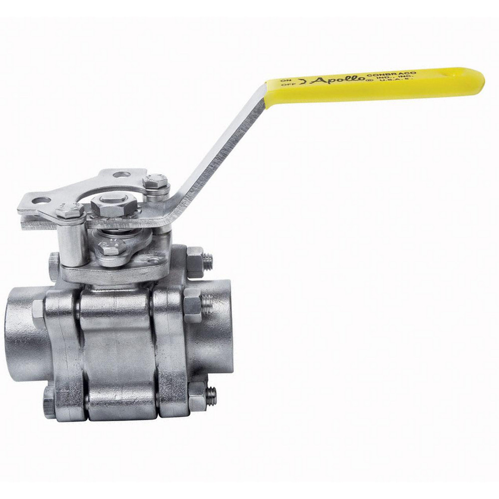 Apollo® Manual Ball Valve: 2" Pipe, Full Port, Stainless Steel - 86A10877