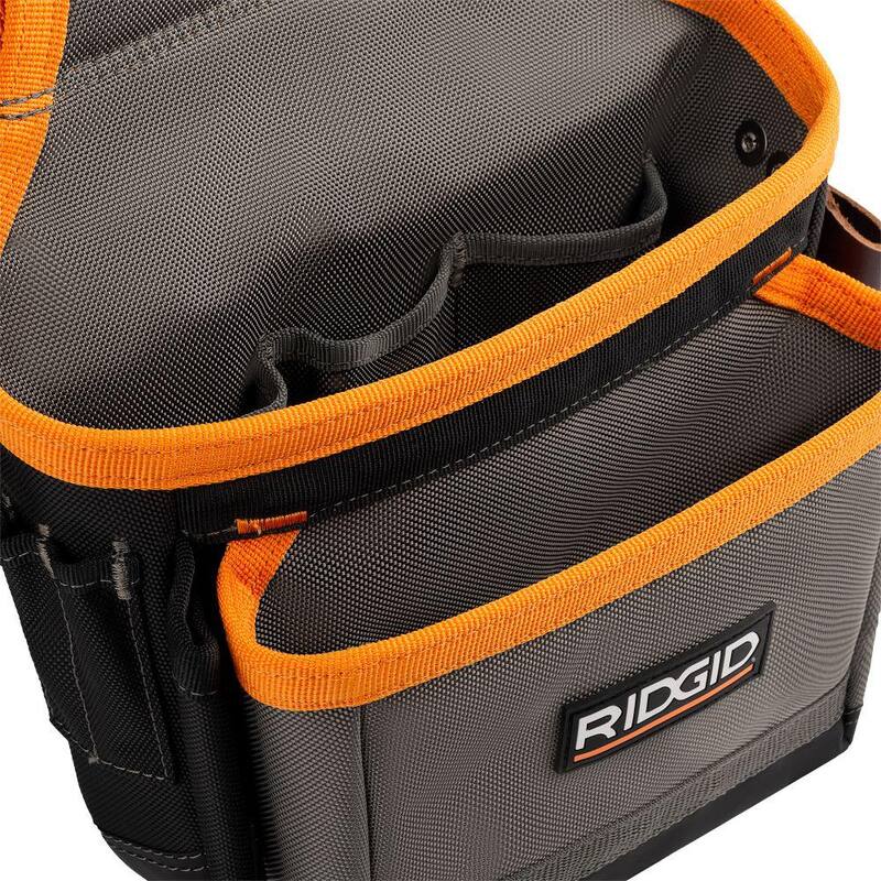 RIDGID 29 in. 23 Pocket Professional Grade 2-Bag Suspension Rig Work Tool Belt with Suspenders - RD57100-TH