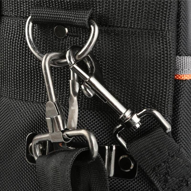Klein Tools Tool Bag, Tradesman Pro Shoulder Pouch, 14 Pockets, 10-Inch - 55419SP-14
