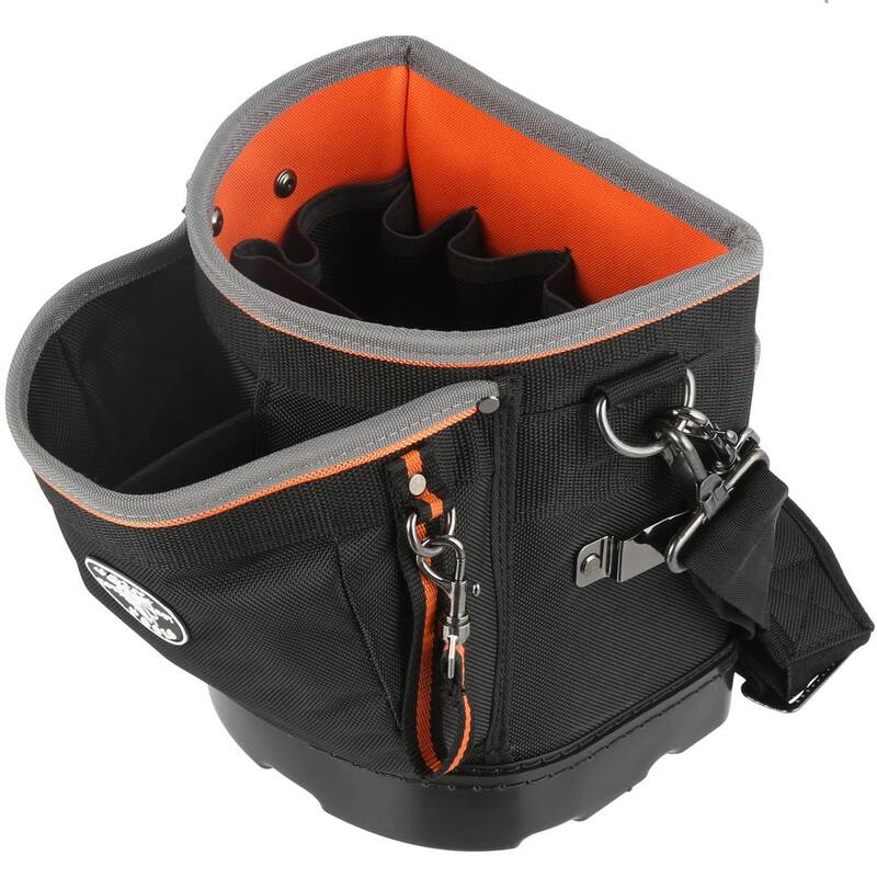 Klein Tools Tool Bag, Tradesman Pro Shoulder Pouch, 14 Pockets, 10-Inch - 55419SP-14