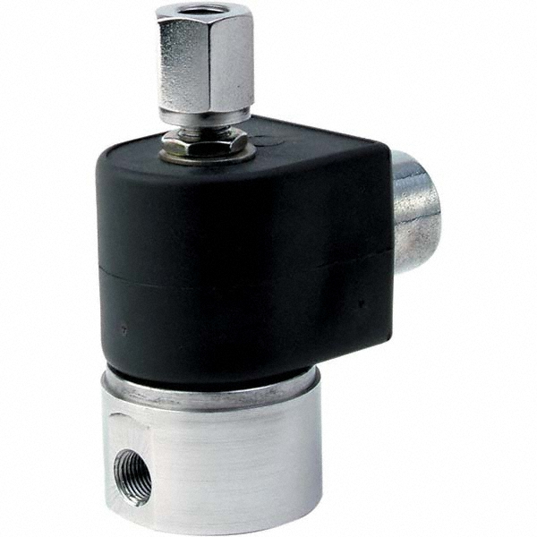 Parker Solenoid Valve: 2-Way, 1/4" Port - 71295SN2KNJ1N0H111C2