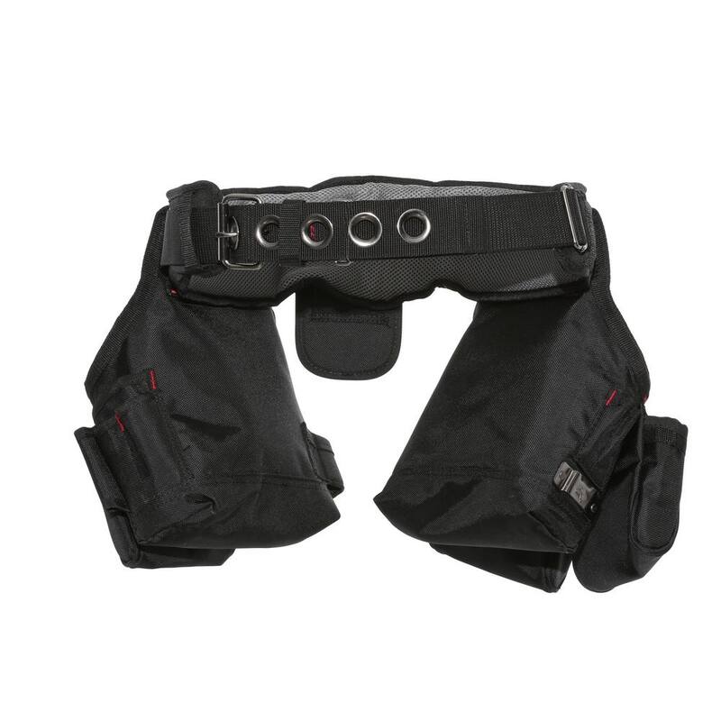 Husky 2-Bag 10-Pocket Contractor's Work Tool Belt Tool Storage in Black - HD858759-TH