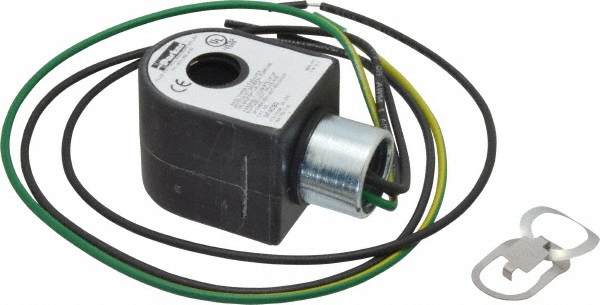 Parker 24 Volt, 18 Coil Lead Length, Class F, Solenoid Coil - 3F4C80
