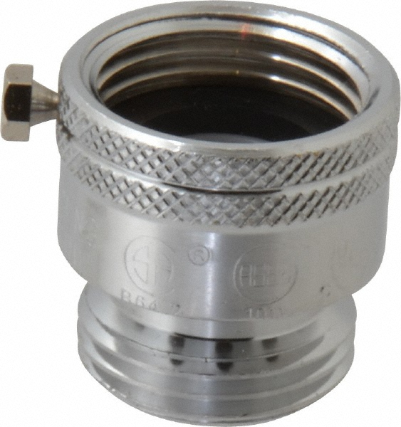 Legend Valve 3/4" Pipe, 125 Max psi, Chrome Plated Brass, Hose Type Vacuum Breaker Valve - 107-195