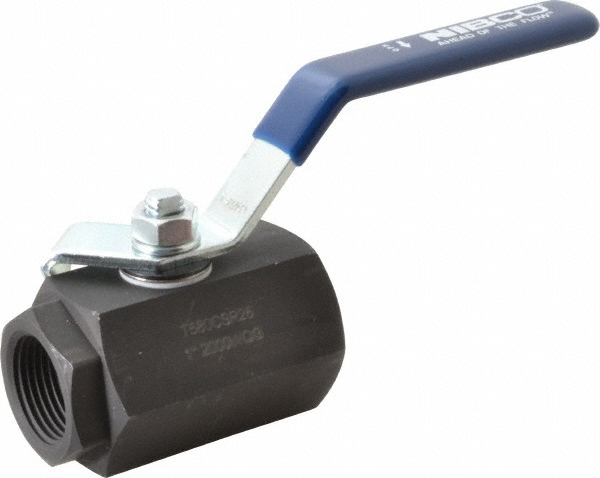 NIBCO Standard Manual Ball Valve: 1" Pipe, Standard Port - NL94GGA