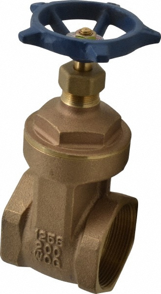 Legend Valve Gate Valve: Non-Rising Stem, 1/2" Pipe, Threaded, Stainless Steel - 113-403