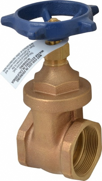 Legend Valve Gate Valve: Non-Rising Stem, 1/2" Pipe, Threaded, Stainless Steel - 113-403