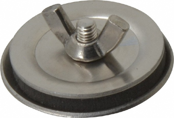 Legend Valve Gate Valve: Non-Rising Stem, 1/2" Pipe, Threaded, Stainless Steel - 113-403
