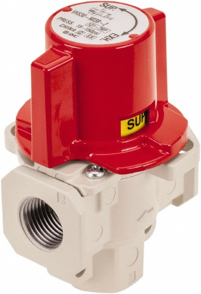 Coilhose Pneumatics Relief Valve: 3/8" Inlet, 150 Max psi - BLSV06F06M