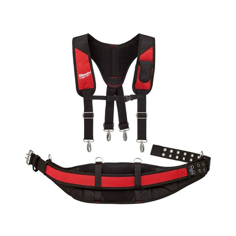 Milwaukee Padded Work Belt with X-Large Padded Rig (2-Piece) - 48-22-8140-48-22-8146