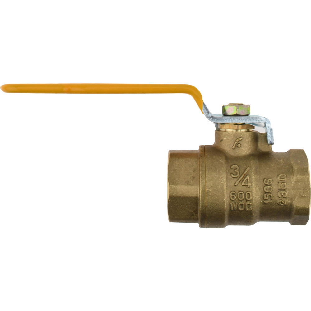 Legend Valve 2-Way Manual Ball Valve: 3/4" Pipe, Full Port - 101-064