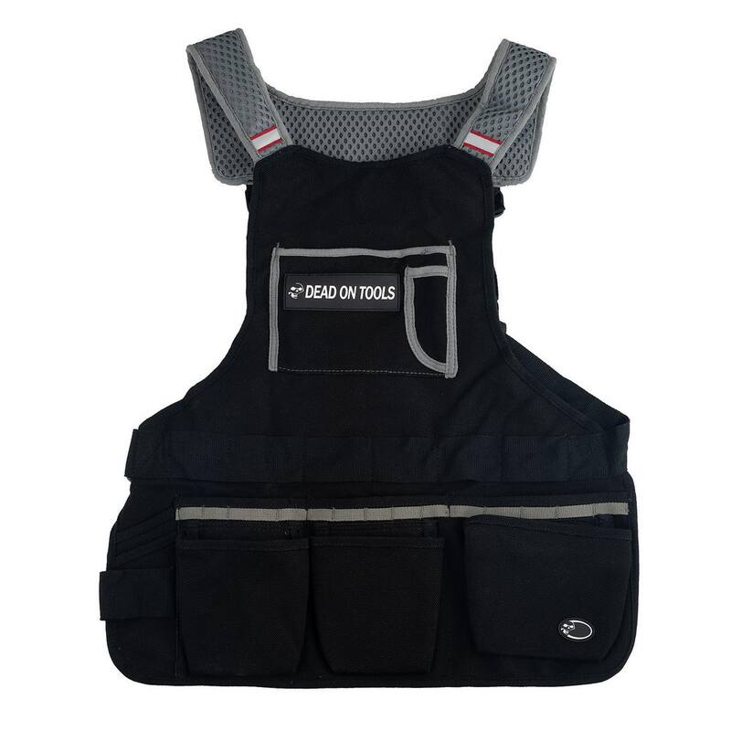 DEAD ON TOOLS Heavy-duty 24 oz. Canvas Tool Work Apron-Bib Style - DO160