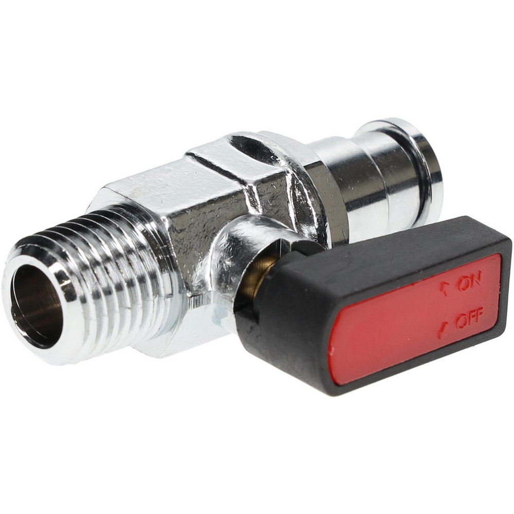 Parker Female Connector Bi-Directional Manual Ball Valve: 1/8" Pipe, Full Port - LFPP6VFC2