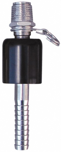 SuperKlean NPT x 1/2" Hose Barb, Ball Type Swivel Hose Adapter - 8-B1/2-S