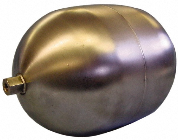 Watts 8" Dia, External Thread Connection, Metal Float - 0780333