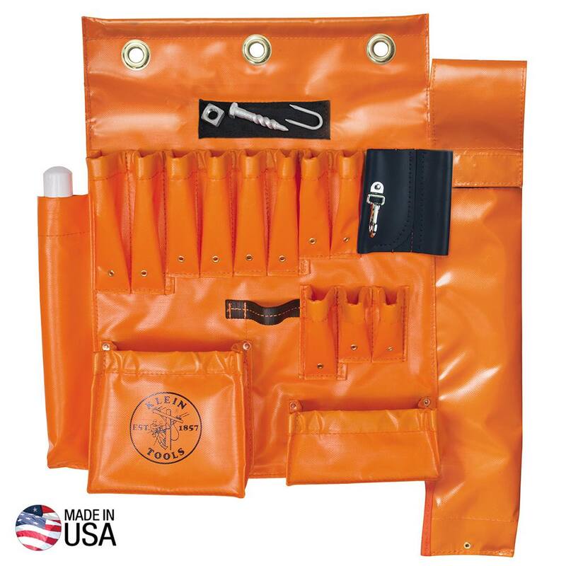 Klein Tools Aerial Apron with Hot Stick Pocket and Magnet - 51829MHS