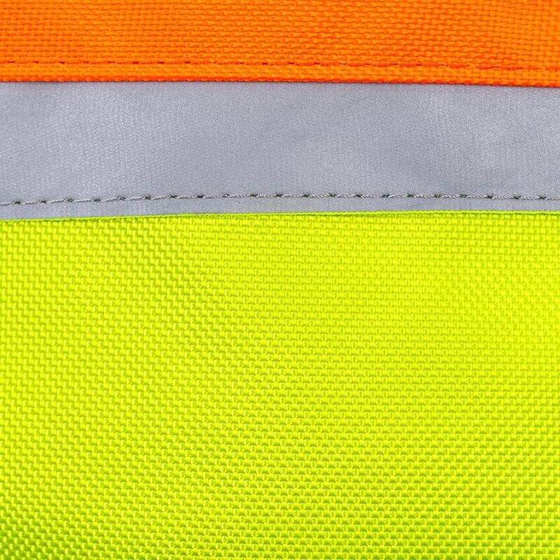 BUCKET BOSS Hi-Visibility 3-Bag Framer's Tool Belt with Suspenders Suspension Rig with 29-Pockets - 55185-HVOY