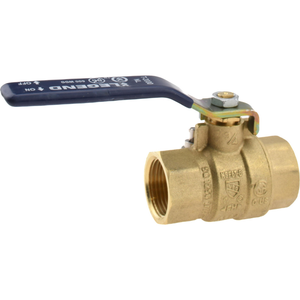 Legend Valve Full Port Bi-Directional Manual Ball Valve: 3/4" Pipe, Full Port - 101-414NL