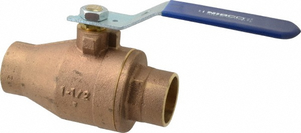 NIBCO Standard Manual Ball Valve: 1-1/2" Pipe, Full Port - NJ8310C