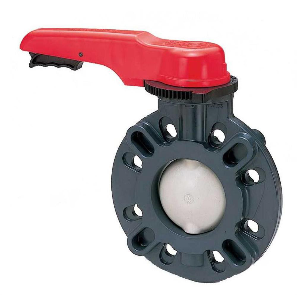 Asahi Manual Wafer Butterfly Valve: 3" Pipe, Lever Handle - 173730030