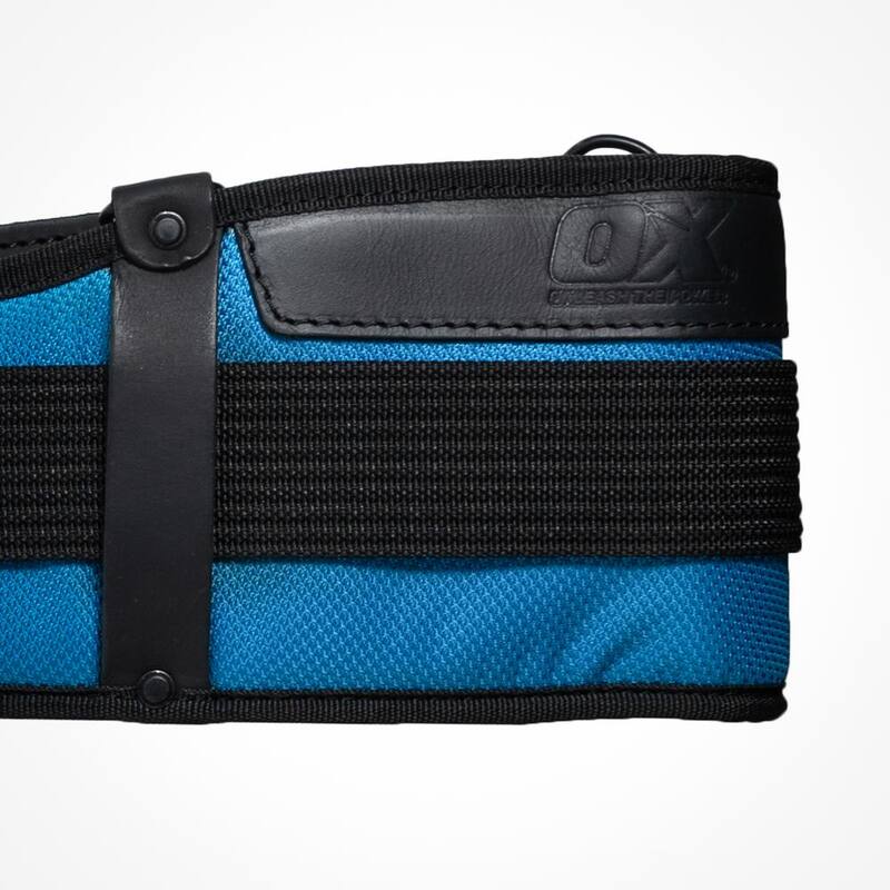 OX TOOLS OX Ultimate Leather & Nylon Back Support Waist Tool Belt w/ Kevlar Reinforcement - OX-U268401