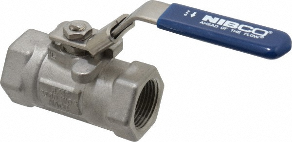 NIBCO Fire Safe Manual Ball Valve: 3/4" Pipe, Reduced Port - NL944K8P