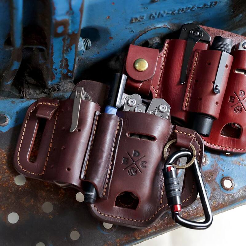 1791 EVERYDAY CARRY 1.5 in. Work Belt Size 36 Burgundy with Heavy-Duty Easy-Slide Large Flex EDC Tool Organizer - KITHDESLFBUR36