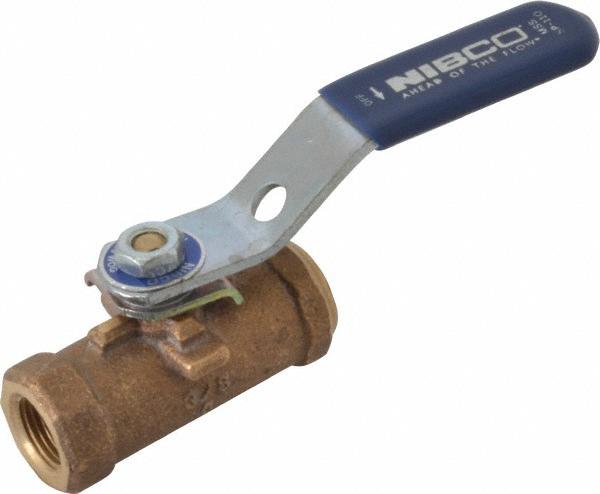NIBCO Standard Manual Ball Valve: 3/8" Pipe, Reduced Port - NL940P5