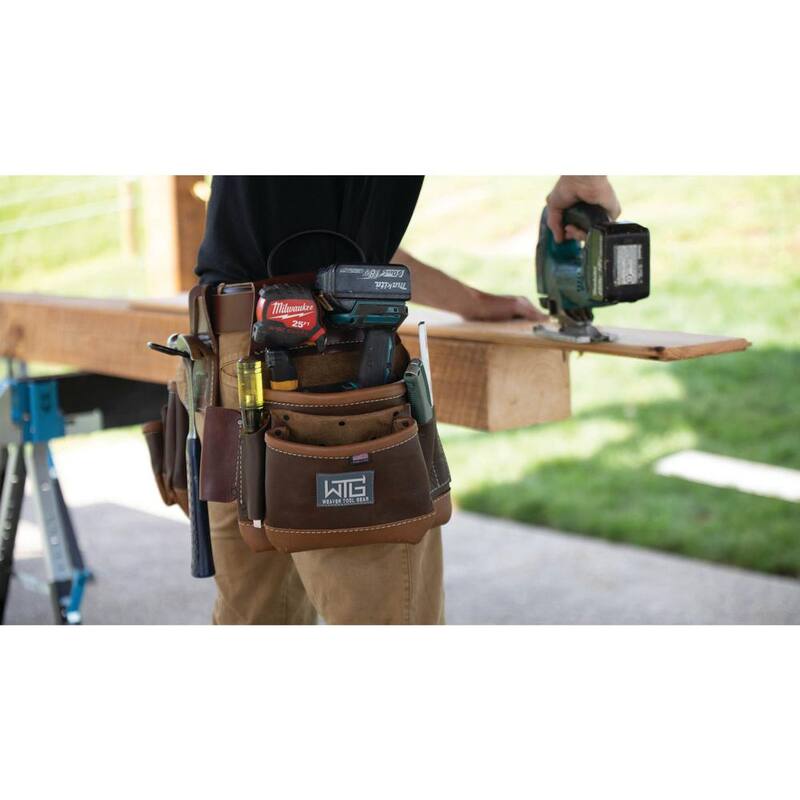 Weaver Tool Gear Leather Framer Pro Right Pouch Leather Brown - 85850-91-01
