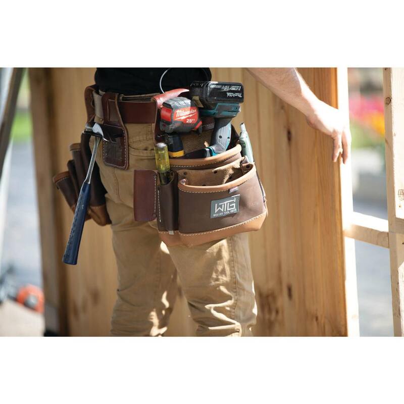 Weaver Tool Gear Leather Framer Pro Right Pouch Leather Brown - 85850-91-01