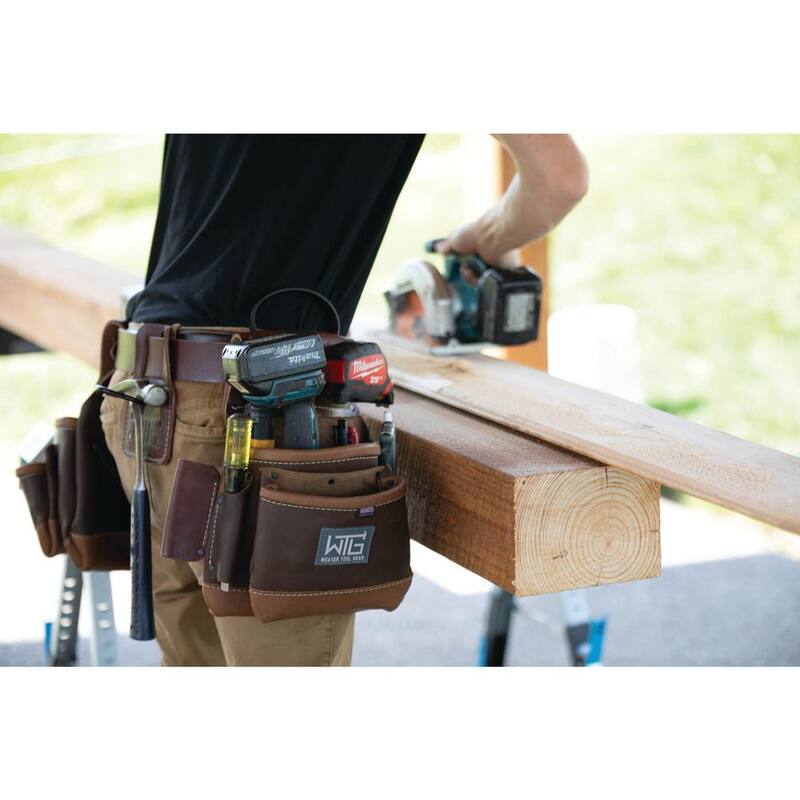 Weaver Tool Gear Leather Framer Pro Right Pouch Leather Brown - 85850-91-01