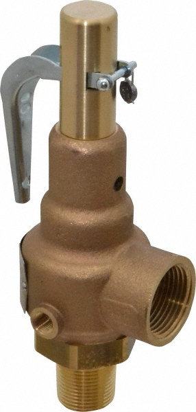 Conbraco High Pressure Safety Relief Valve: 3/4" Inlet, 243 CFM, 50 Max psi - 19KEDA50