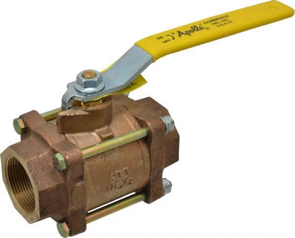 NIBCO Standard Manual Ball Valve: 1-1/2" Pipe, Full Port - NL9950C