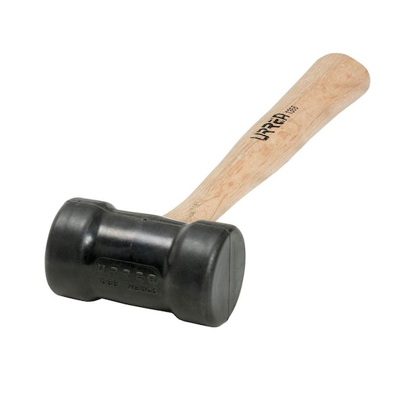 Urrea Urrea Rubber Head Mallet, , 14-1/2" Long, 16 Oz Head, Oak Handle - 1367