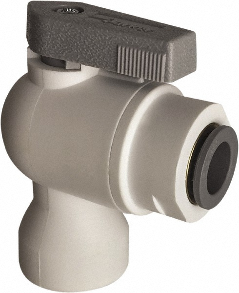 Parker Male Connector Bi-Directional Manual Ball Valve: 3/8" Pipe, Full Port - PP4VMC6-MG