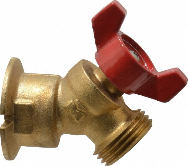 B&K Mueller 1/2" Pipe, 10" Long Shank, Chrome Plated Brass Antisiphon Frostfree Sillcock - 104-827HC