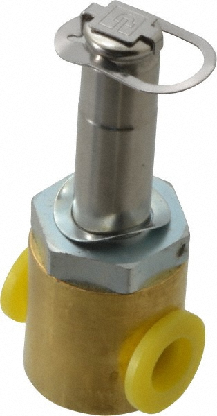Parker Solenoid Valve: 2-Way, 1/4" Port, NPT - 04F25C2122CAF