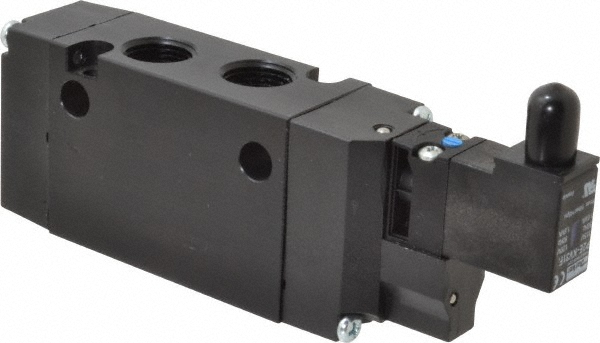 Parker Solenoid Valve: 2-Way, 1/4" Port, NPT - 04F25C2122CAF