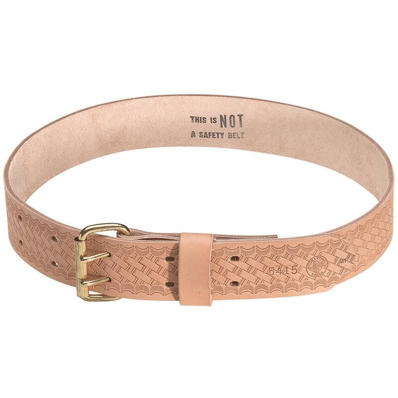 Klein Tools Small Heavy Duty Embossed LeatherTool Belt - 5415S