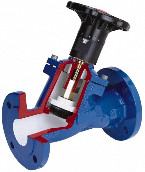 NIBCO 8" Pipe, Flanged End Connections, Y Pattern Calibrated Balance Valve - NHC801L