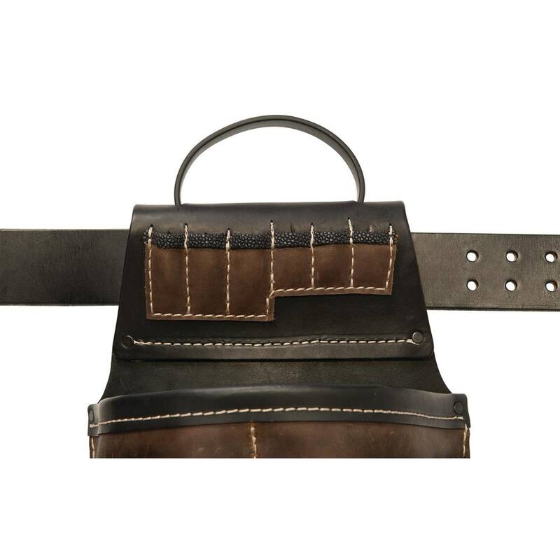 Weaver Tool Gear Electrician Brown Leather Waist Tool Belt - 85300-45-01