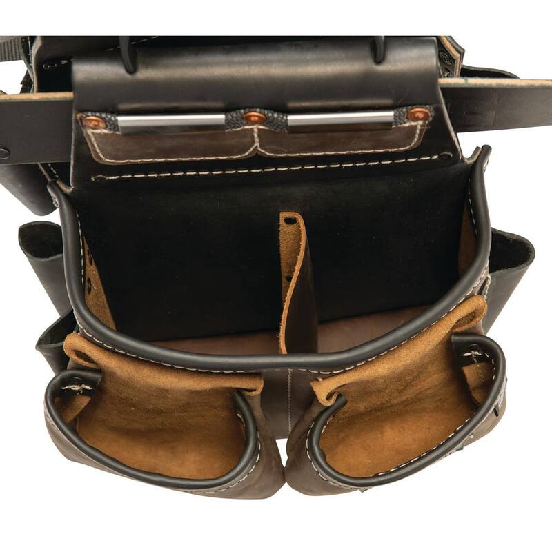 Weaver Tool Gear Electrician Brown Leather Waist Tool Belt - 85300-45-01