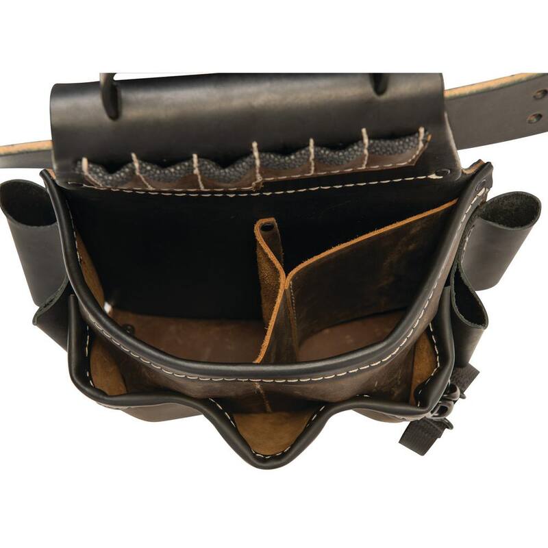Weaver Tool Gear Electrician Brown Leather Waist Tool Belt - 85300-45-01