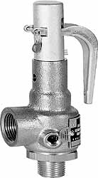 Conbraco ASME Section IV Safety Relief Valve: 1" Inlet, 150 Max psi - 10-615-34