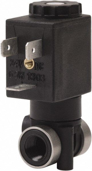 Spartan Scientific Solenoid Valve: 3-Way & 2-Position, 1/8" Port - 3827-050-FB87C-06