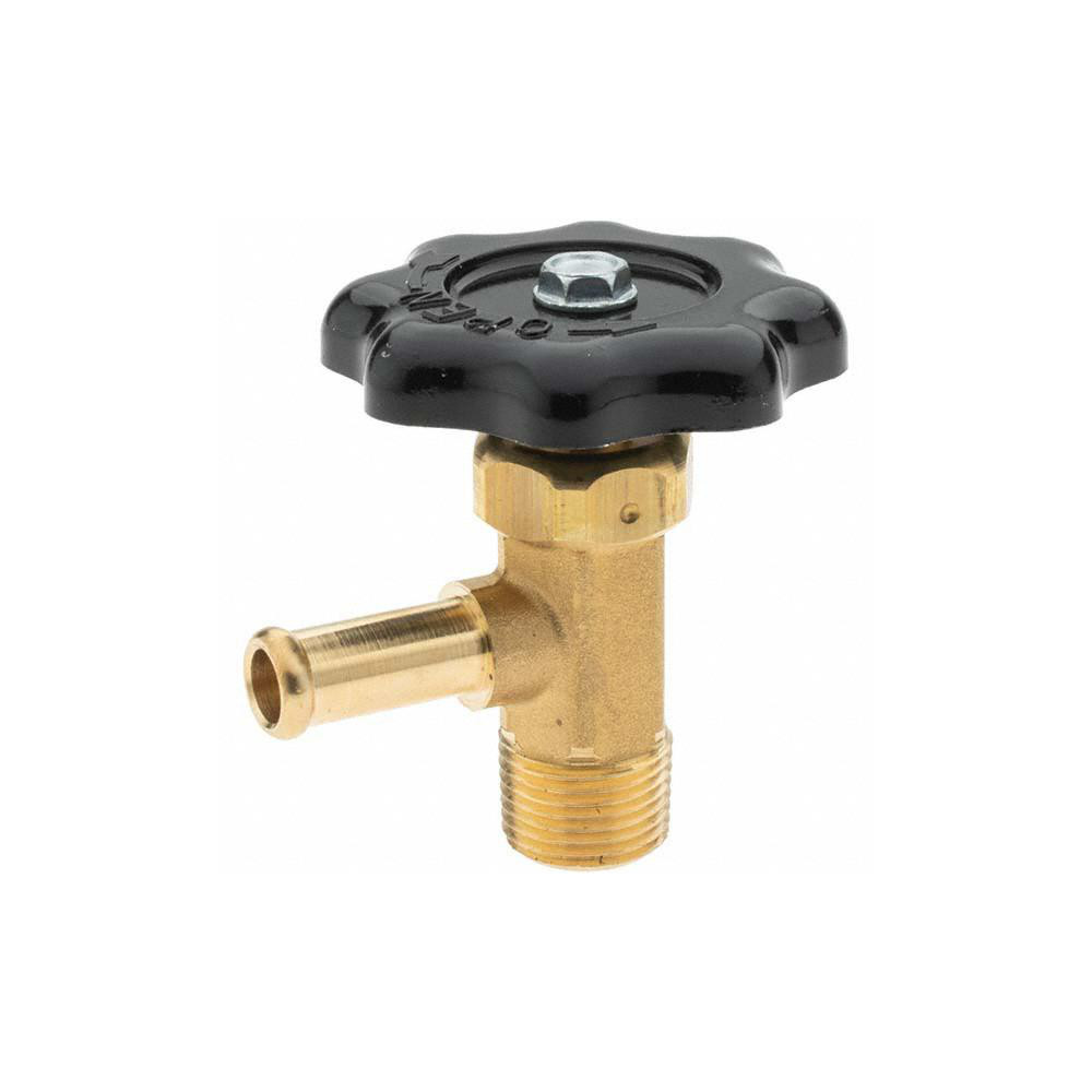 Parker Hose I.D. x MNPTF End Connection Brass Truck Valve - 7825
