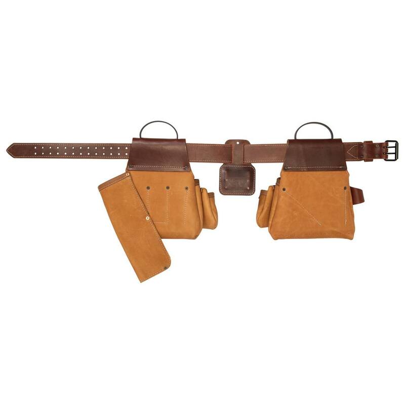 Weaver Tool Gear Super Roofer Brown Leather Waist Tool Belt - 85202-45-01