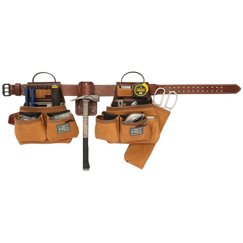 Weaver Tool Gear Super Roofer Brown Leather Waist Tool Belt - 85202-45-01